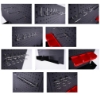 Afbeeldingen van Handdoekenrek dat los te plaatsen is tegen een wand. Kleur zwart.